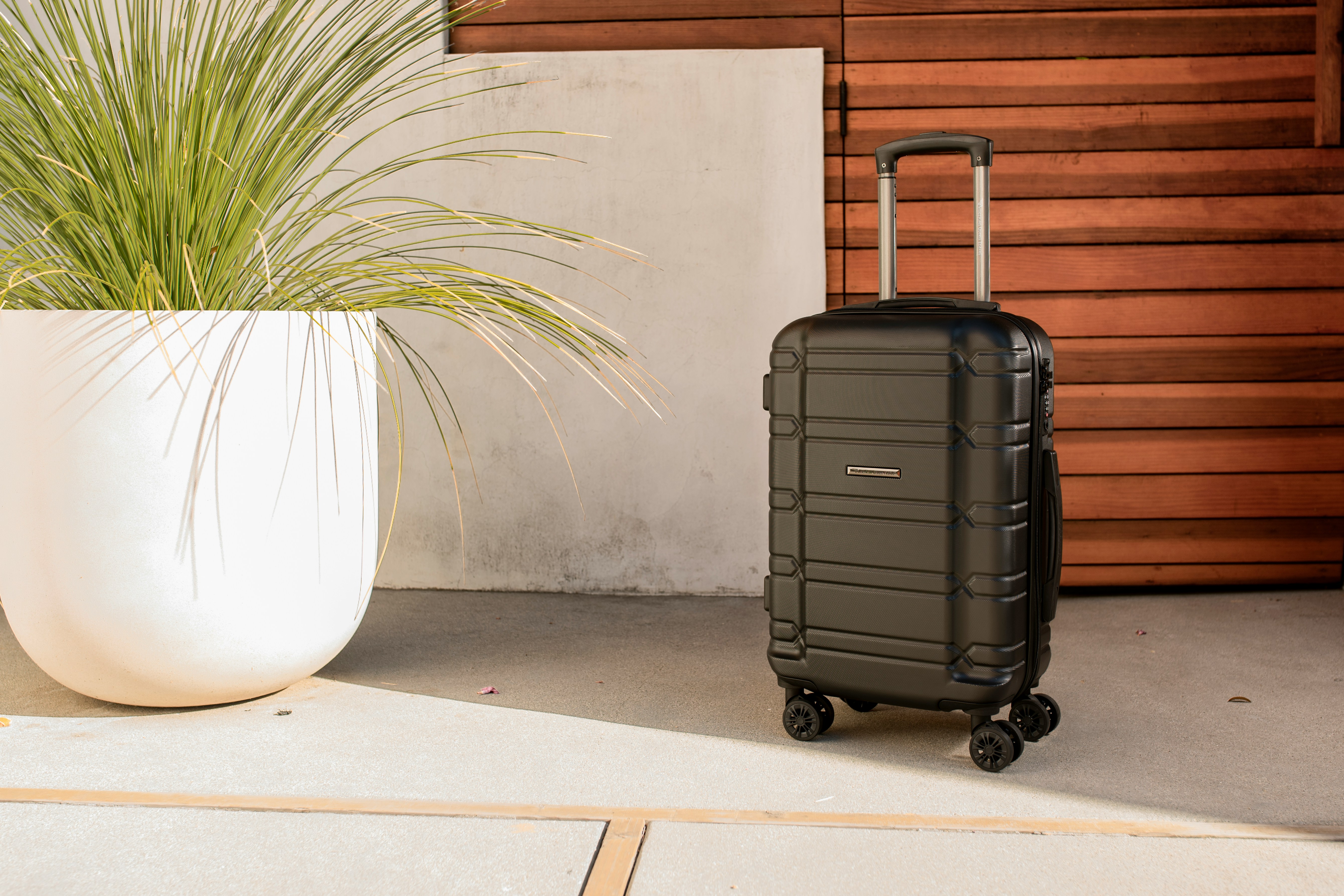 Suitcase packed for a move to Playa del Carmen